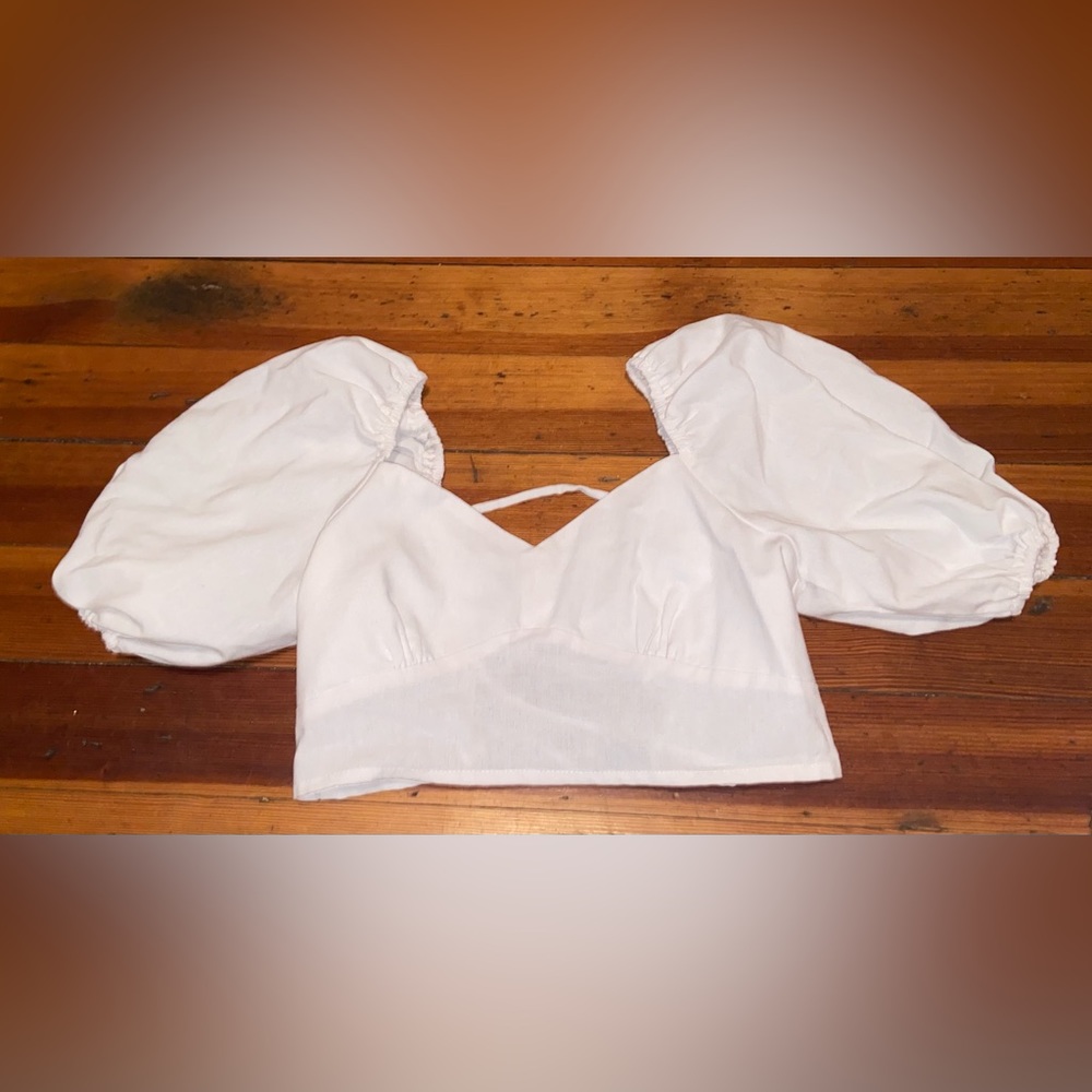 White Crop Top